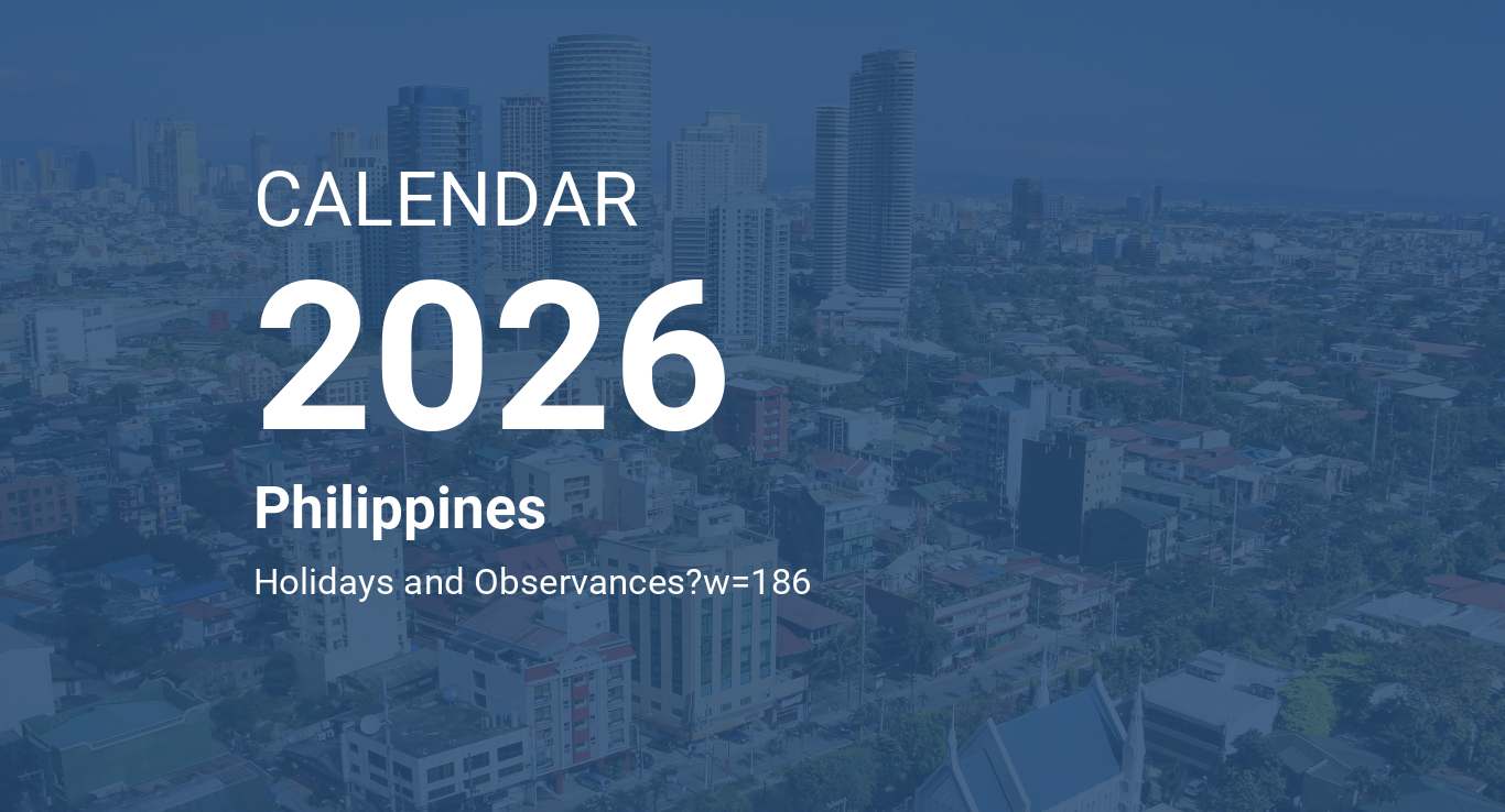 Year 2026 Calendar Philippines
